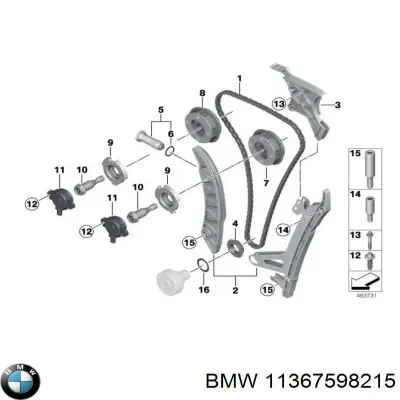 Датчик Холла BMW 11367598215