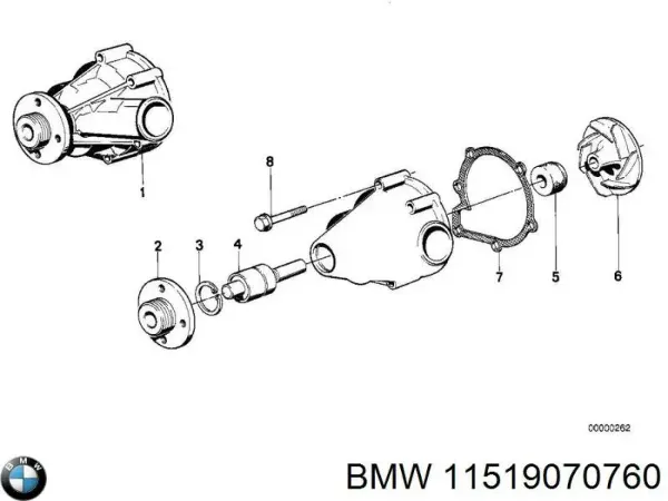 Помпа 11519070760 BMW