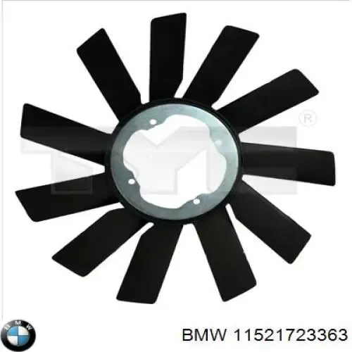 Крыльчатка радиатора охлаждения 11521723363 BMW
