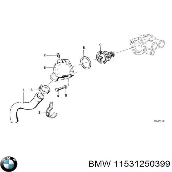 Уплотнительное кольцо, универсальное 11531250399 BMW