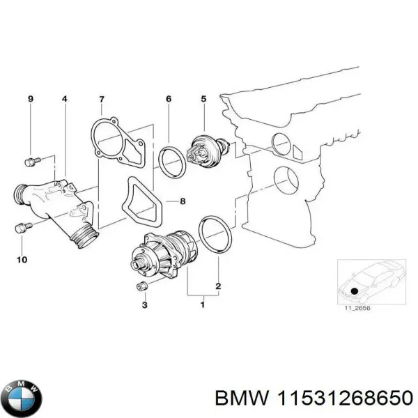  11531268650 BMW