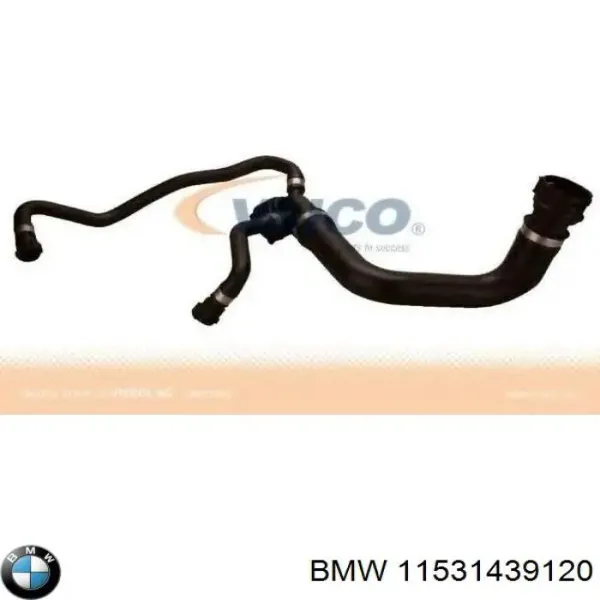 Патрубок радиатора 11531439120 BMW