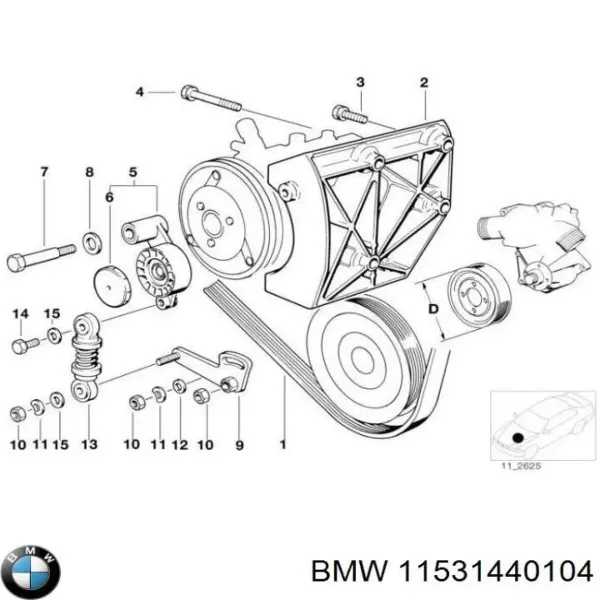  11531440104 BMW