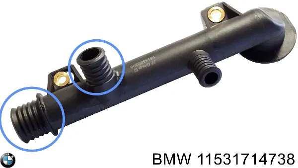 Фланец системы охлаждения 11531714738 BMW
