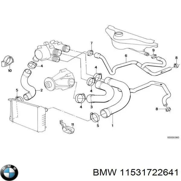  11531722641 BMW