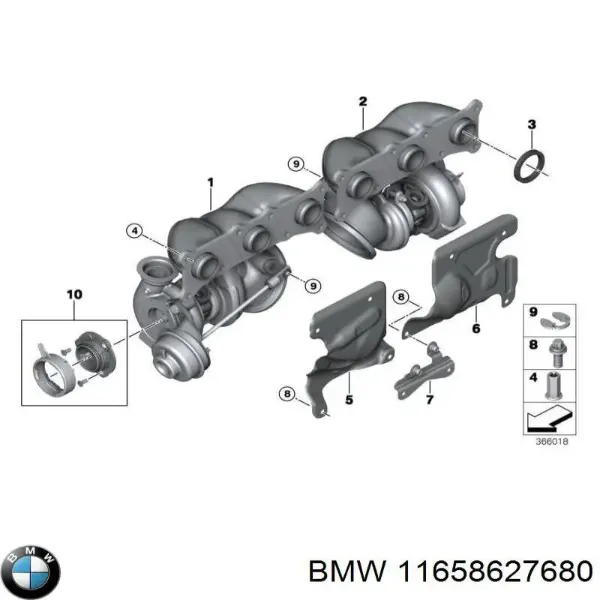 Байонетная муфта турбины 7001199 Autotechteile