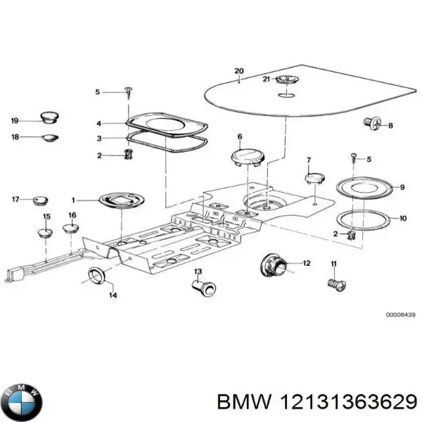 Фиксатор резьбы разъемный высокопрочный BMW 12131363629 цена, от