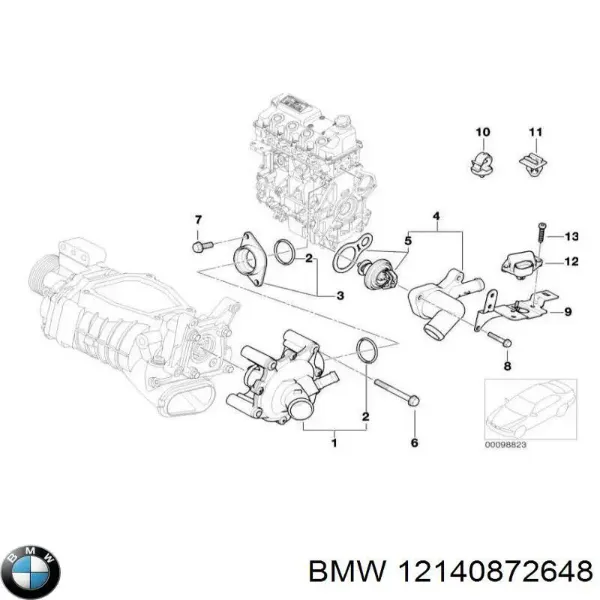 ДаД BMW 12140872648