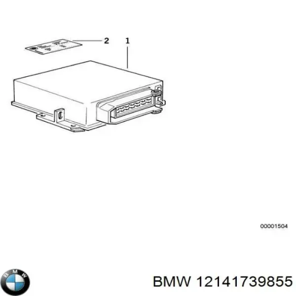 Блок управления двигателем 1739855 BMW