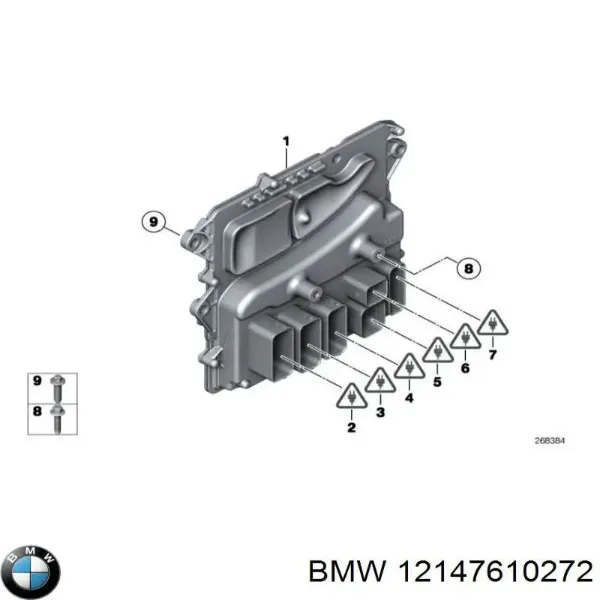 Блок управления двигателем 7629130 BMW