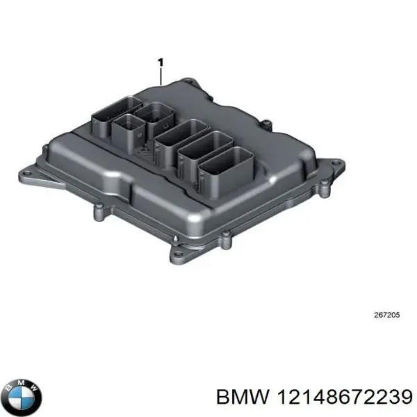Блок управления двигателем 12148672239 BMW