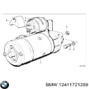 Втулка стартера BMW 12411721289 Втулка стартера BMW 12411721289