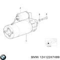 Втягивающее реле стартера BMW 12412247489