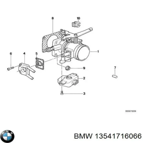 Дроссельная заслонка BMW 3 E30