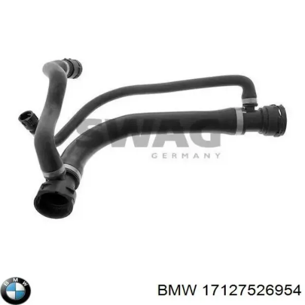 Патрубок радиатора 17127526954 BMW
