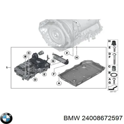 Гидроблок АКПП BMW 24008672597