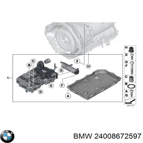 Гидроблок АКПП 24008672597 BMW