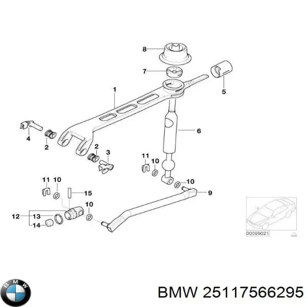 Ручка КПП BMW X1 E84