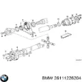 ШРУС карданного вала заднего, задний BMW 26111226204