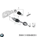 Левая полуось BMW X7 G07