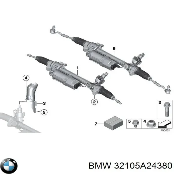 Рулевая рейка BW408NLA0R MSG