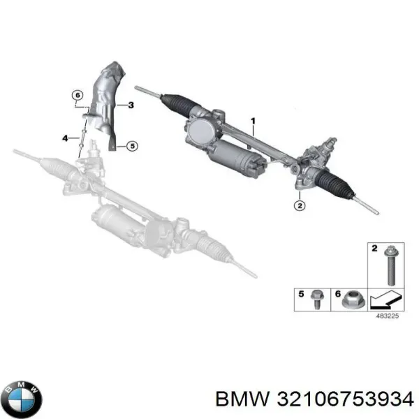 Рулевая рейка E4288 Motorherz