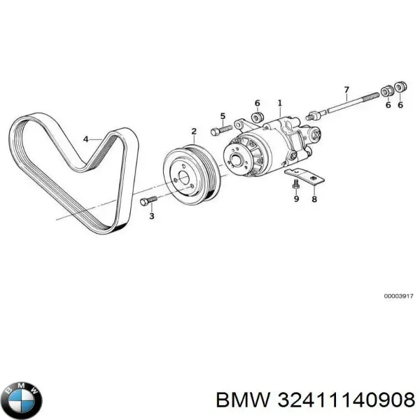 Насос ГУР 32411140902 BMW