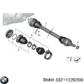 Пыльник ШРУСа задней полуоси внутренний BMW 33211229209