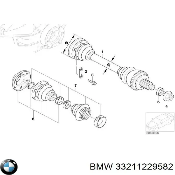  33211229582 BMW