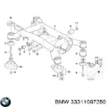 Подрамник задний BMW 5 E39