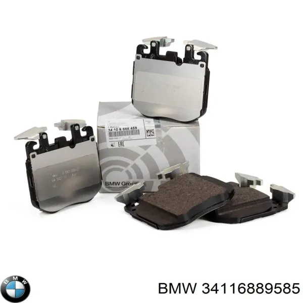 Передние тормозные колодки 34116889585 BMW