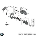 Скоба заднего суппорта BMW 34216790188