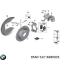 Скоба заднего суппорта BMW 34216865928