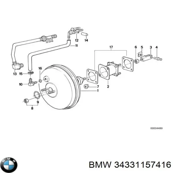 Усилитель тормозов BMW 5 E28