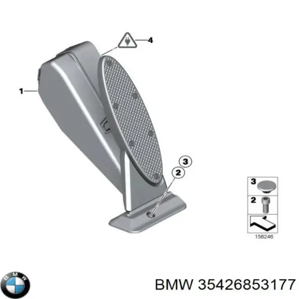 Педаль газа 35426853177 BMW