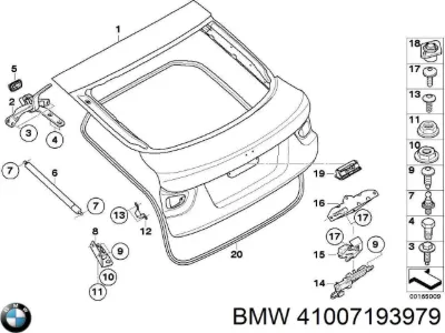 Ось вилки сцепления BMW 41007193979