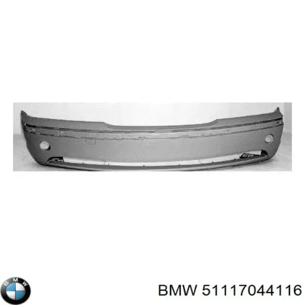 Передний бампер 51117044116 BMW
