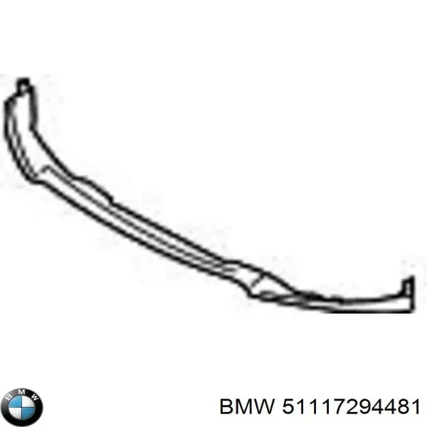 Спойлер переднего бампера 51117294481 BMW
