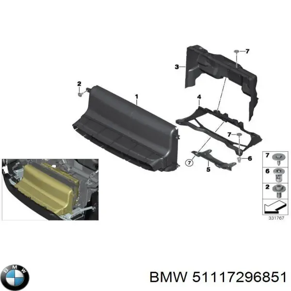  51117296851 BMW