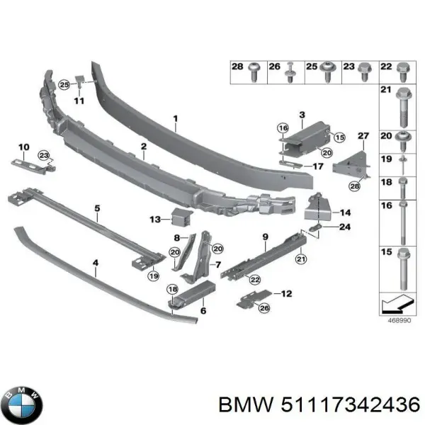  51117342436 BMW