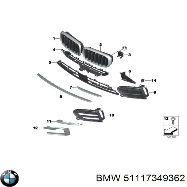  51117349362 BMW
