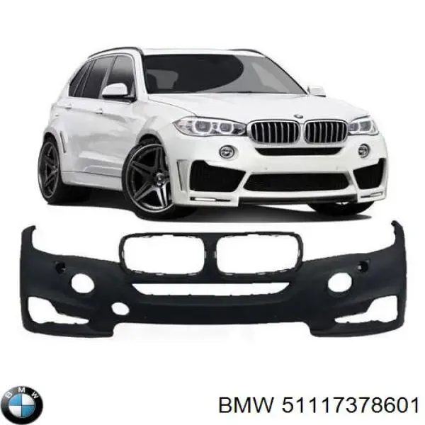 Передний бампер 51117378601 BMW