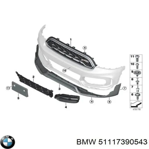  51117390543 BMW