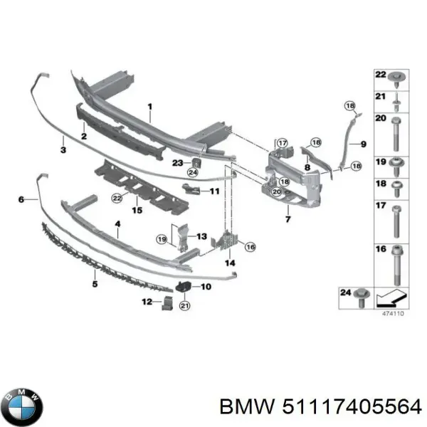  51117405564 BMW