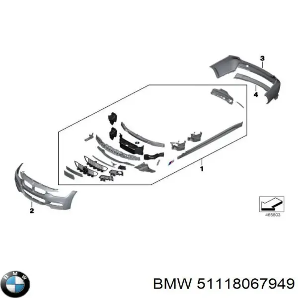 Передний бампер PBM04326BA Signeda