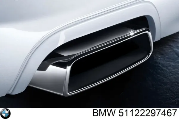 Решетка бампера заднего 51122297467 BMW