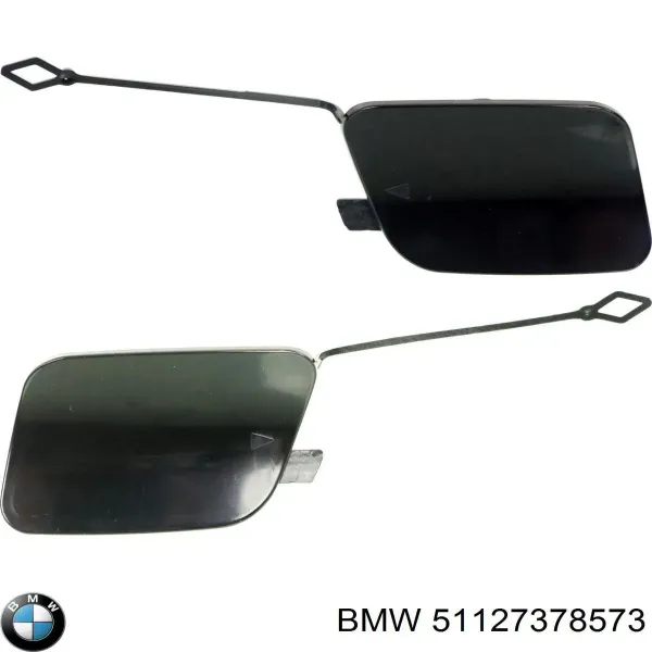 Заглушка бампера буксировочного крюка задняя 51127378573 BMW