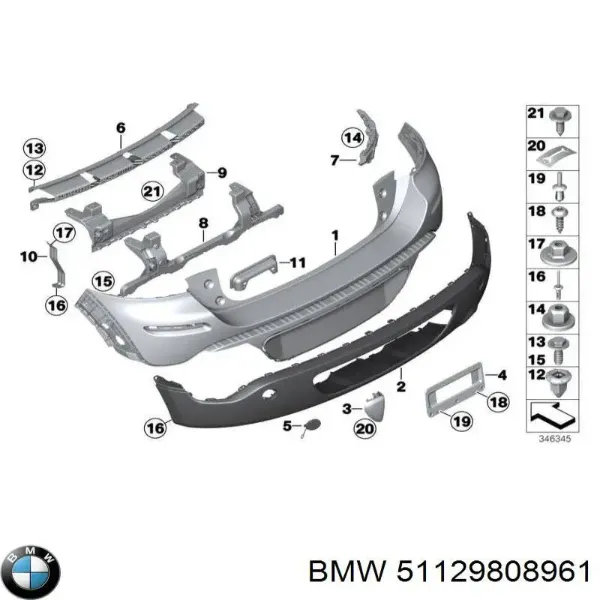  51129808961 BMW