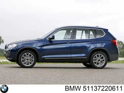 Молдинг бампера заднего BMW 51137220611