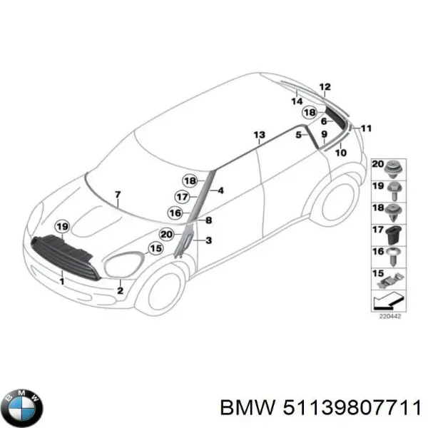  51139807711 BMW